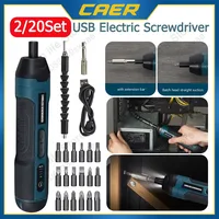Mini Cordless Electric Screwdriver Rechargeable 1300mah Power Drill Bits Set 3.6V Household Disassembly Torque Repair Tools Kit 1
