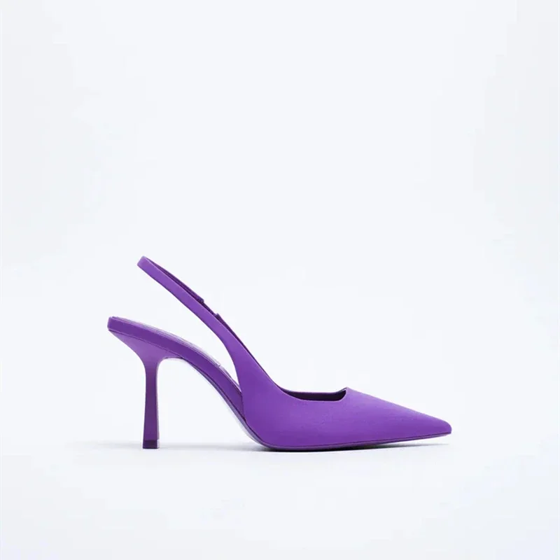 Ladies Shoes 2024 High Quality Slip on Women's Pumps Autumn Pointed Toe Solid Fashion Shallow Mouth High Heels Dress Pumps Women 4