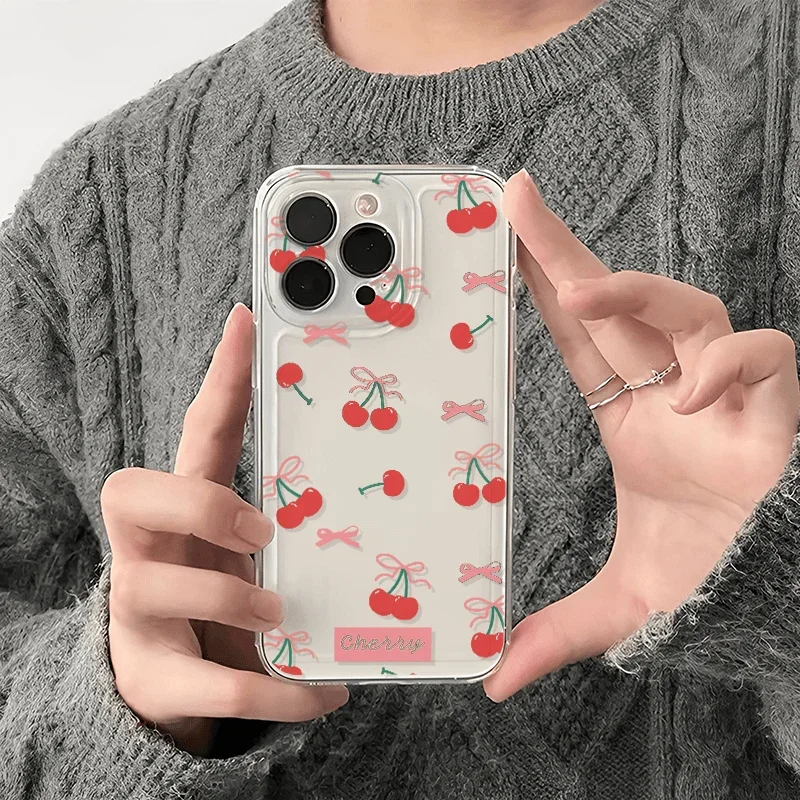 Charming Bow Cherry Blossom Floral Phone Case