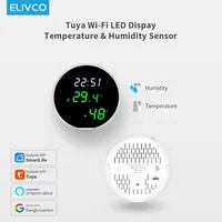 Tuya WiFi Temperature Humidity Sensor,Smart Indoor Hygrometer Thermometer,With LCD Display Backlight,Support Google Home Alexa - Image 2