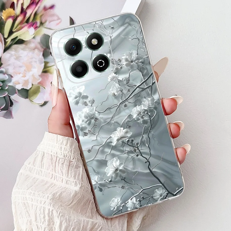 Colorful Flowers Painted Soft Silicone Case