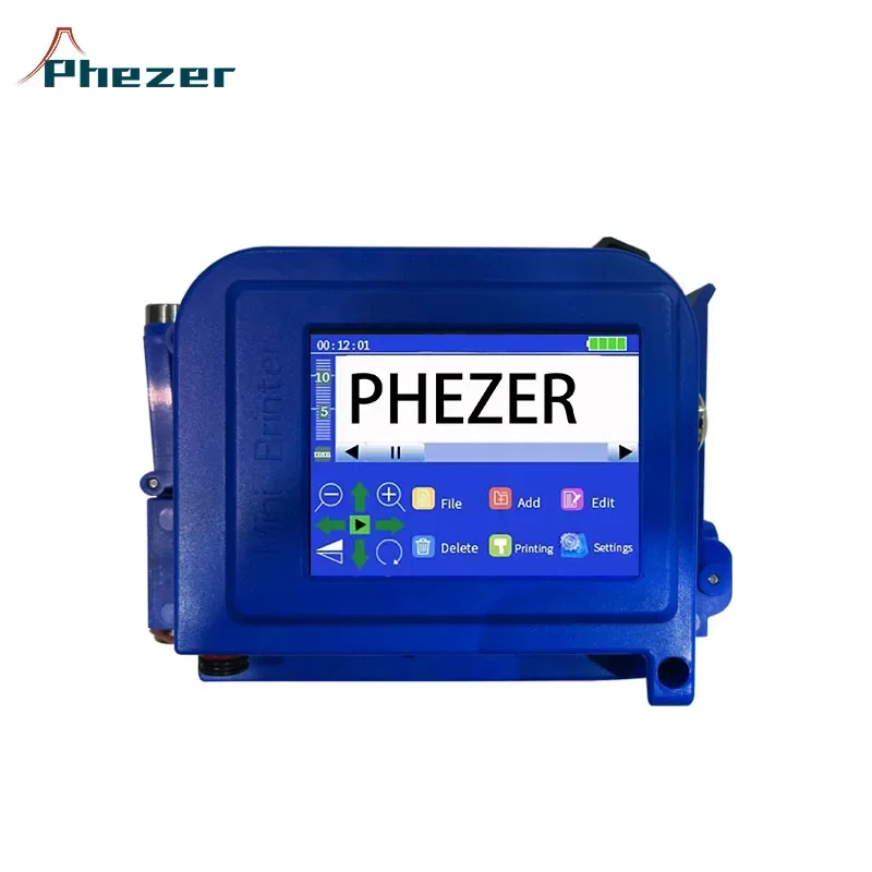 【Personal Energy Imprinter 】PEI-201 Phezer PC11Plus 12.7mm Mini Portable Printer QR Bar Batch Code