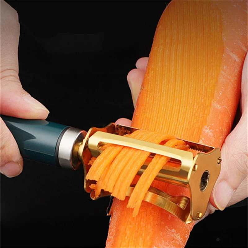 

3 In 1 Stainless Steel Vegetable Peeler Multifunctional Potato Grater Corn Threshers Peeling Knife Useful Things for Kitchen