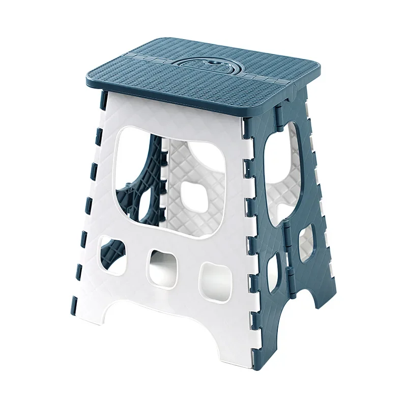 Household Folding Stool Thickened Plastic Outdoor Fishing Camping Portable Bench Children's Adult