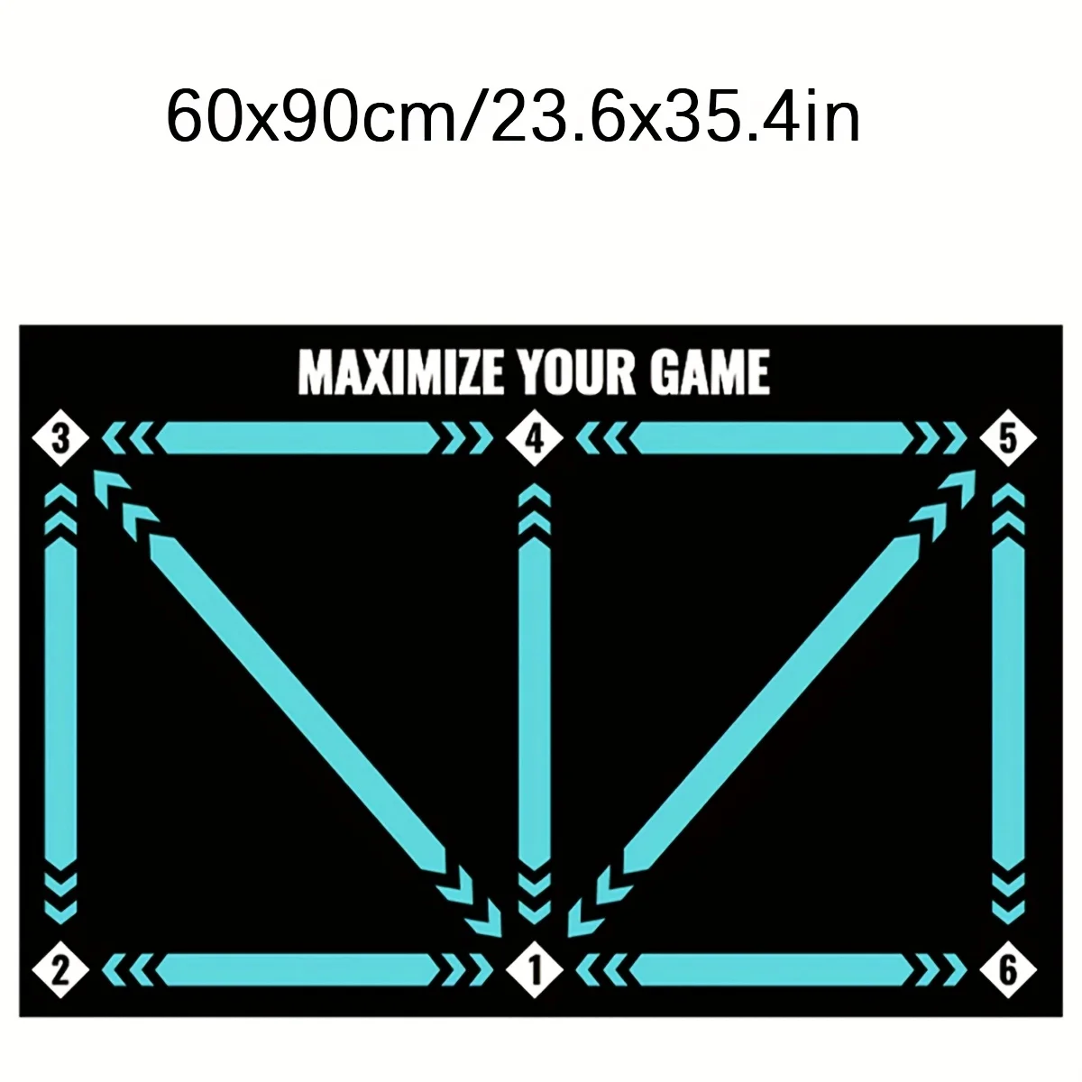 حصيرة تدريب جديدة للتحكم في كرة القدم | قاعدة مطاط...