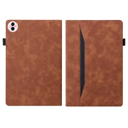 Luxury PU Leather Wallet Tablet Case for Honor Pad 10 - 20 (Brown)