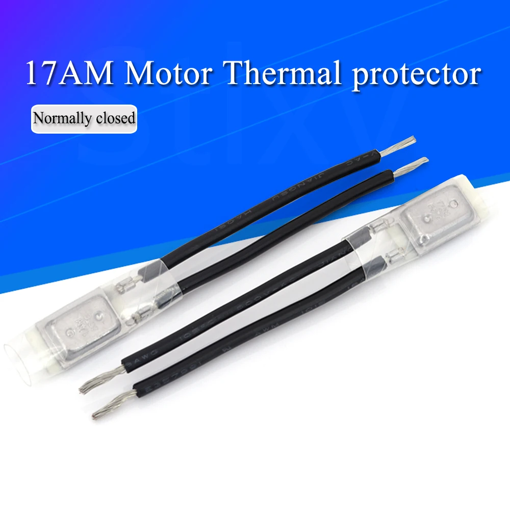 Pack of 1-20PCS Automatic Reset Temperature Switch - Overheat Protector 10A, Normally Closed, 60-180°C
