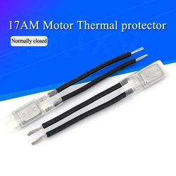 Pack of 1 - 20PCS Automatic Reset Temperature Switch - Overheat Protector 10A, Normally Closed, 60 - 180°C - 17AM043 - 180C (20 Pcs)