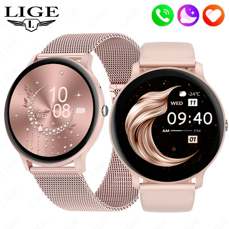 Montre Connectée Femme Homme Avec Appel Bluetooth, 1,47" Bracelet