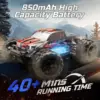DEERC 9300 1:16 Scale RC Car, 40 KM/H, 4WD Off-Road Monster Truck, 2.4GHz, 2 Rechargeable Batteries 3