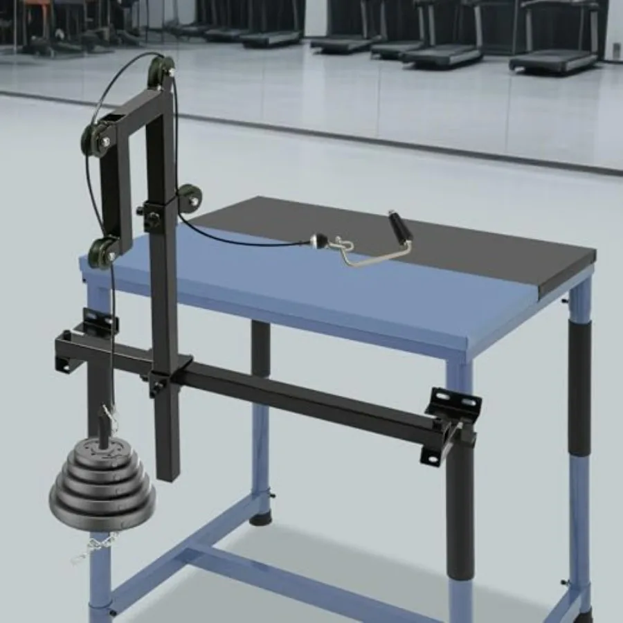 Arm Wrestling Training Equipment, Professional Tabletop Wrist Exerciser with Smooth Pulleys and Ergonomic Handle 440LBS Capacity