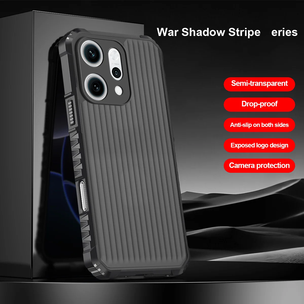 Enhanced Armor Shockproof Phone Case - Durable Hard Back Protective Cover