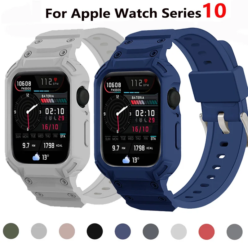 Sport Protective Replacement Wristband with Retrofits and One-Piece Strap Case