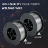 KaibinLunte 140Amp MIG Welder Gasless 110V/220V Dual Voltage  Flux Core MIG /TIG/MMA 3 in 1 Welding Machine 6