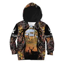 

Deer Hunting Camouflage 3d printed Hoodies suit tshirt zipper Pullover Kids Suit Funny Sweatshirt Tracksuit 03