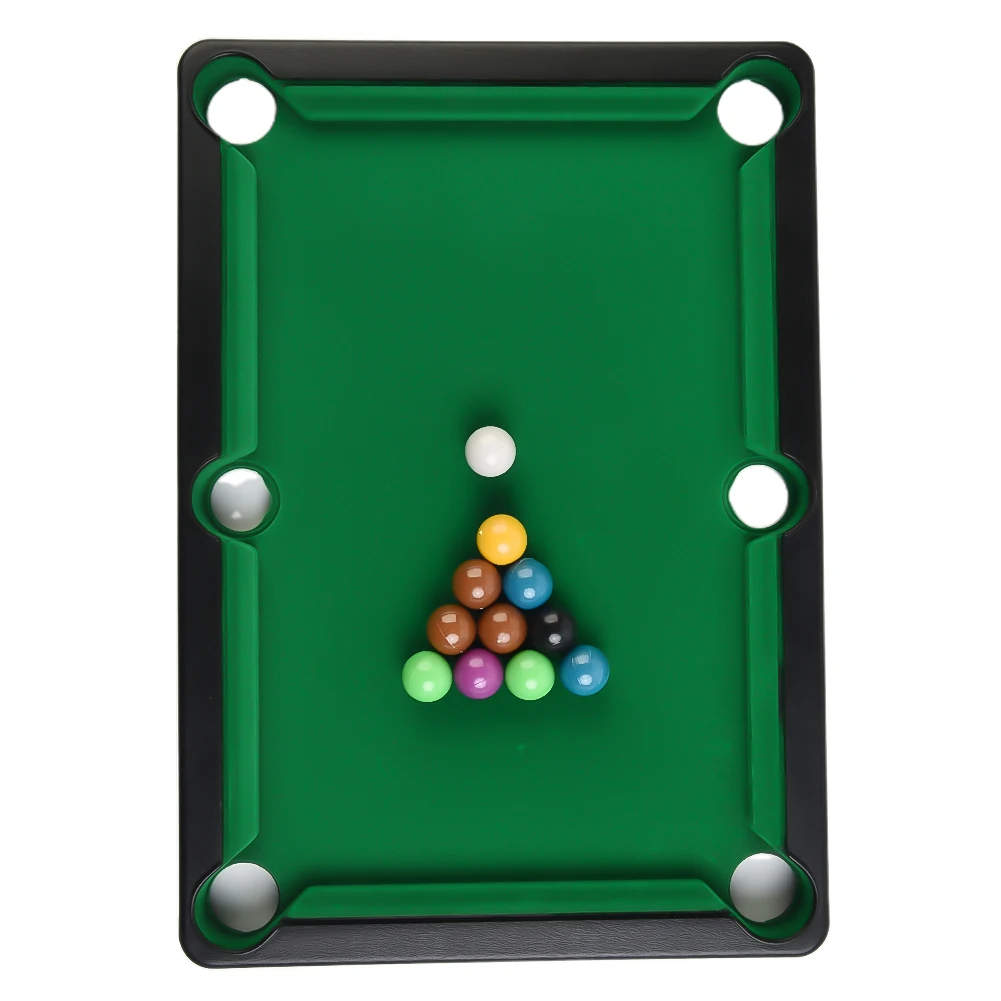 Pool Table Playset Top Game Table Cue Ball Tripod for Kids Adults Portable Interactive Stress Relief Family Fun Entertainment