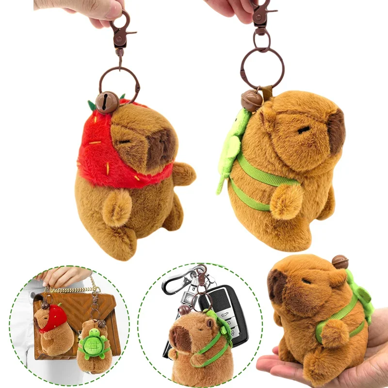 Cartoon Capybara Pendant Plush Toy Doll