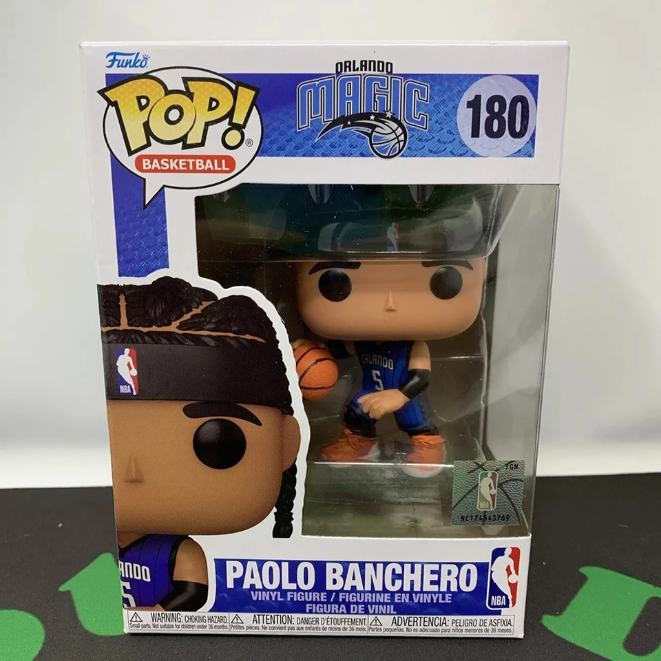 【fanatics】FunkoPop! Paolo Banchero 直筆サイン Paolo Banchero Orlando Magic Signed Funko Pop #180 Fanatics COA | eBay