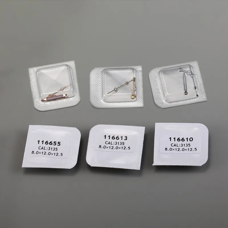 Lancette Dell'Orologio Luminose Blu Adatte Per Il Movimento Automatico Rlx 3135 116610 116613