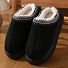 New Fashion Fluffy Platform Slippers for Women 2024 Winter Plush Warm Cotton Shoes Woman Comfort Non Slip Unisex Home Slippers 5