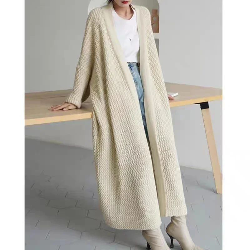 Women Casual Long Sleeve Knitted Cardigan Sweater