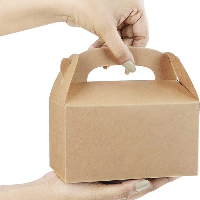 Small Kraft Favor Boxes with Handle
