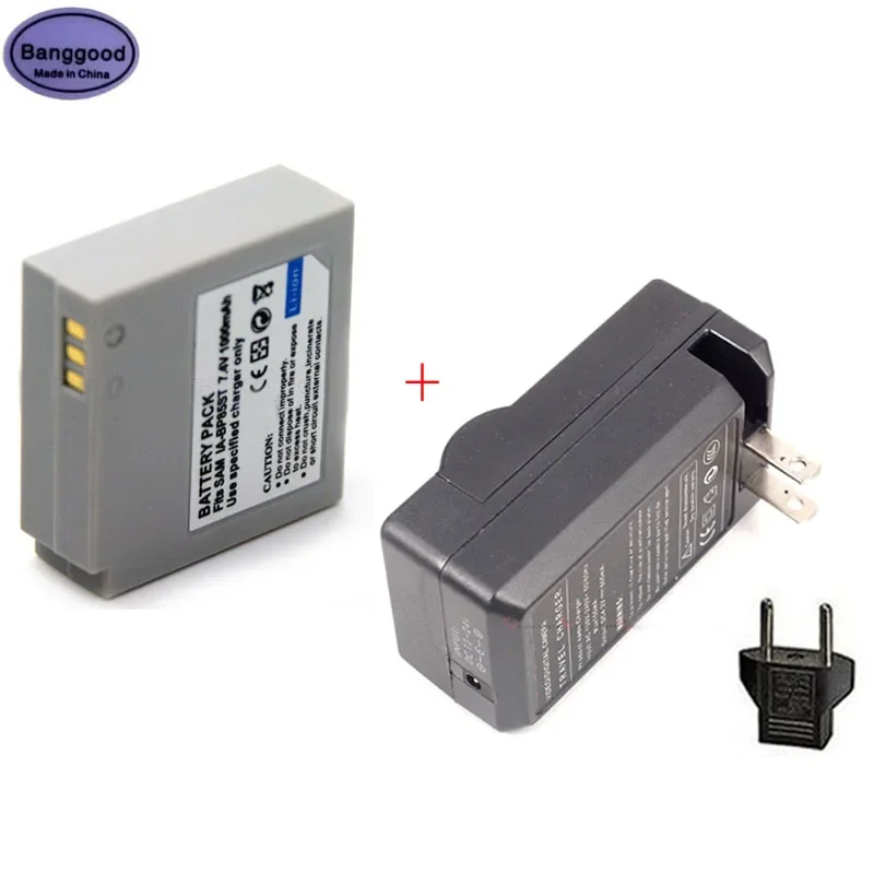 

1000mAh IA-BP85ST BP-85ST Camera Battery + AC Charger For Samsung SC-MX20 VP-MX10 SMX-F30 SMX-F33 VP-10AH VP-MX10AU SC-HMX10