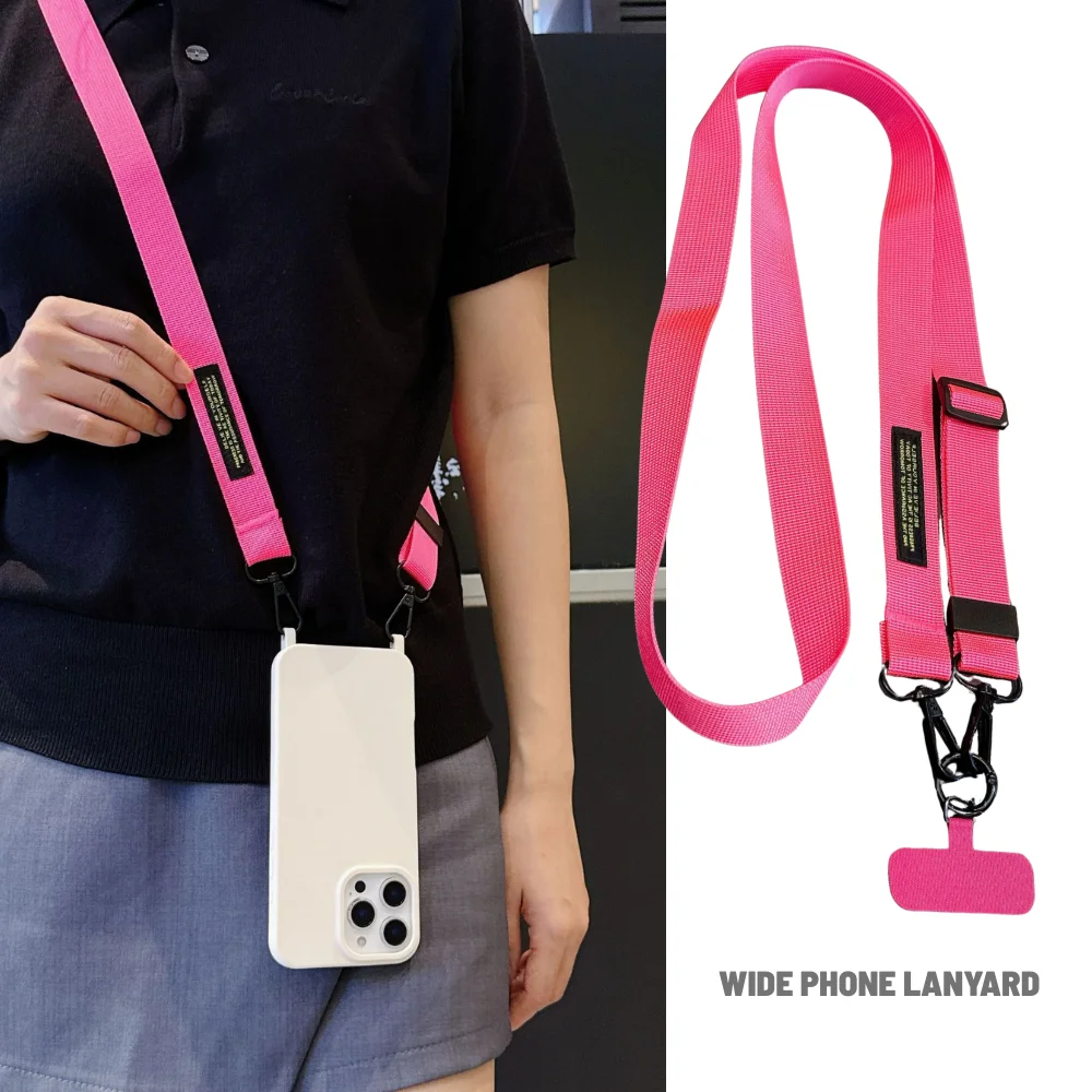 Adjustable Fashion Crossbody and Wrist Lanyard with Dual Hooks