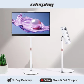 Cdisplay 휴대용 모니터 스탠드 높이 조절식 데스크탑 모니터 스탠드 13-24.5cm 폰 태블릿 아이패드 제우스랩 모니터용 모니터 받침
