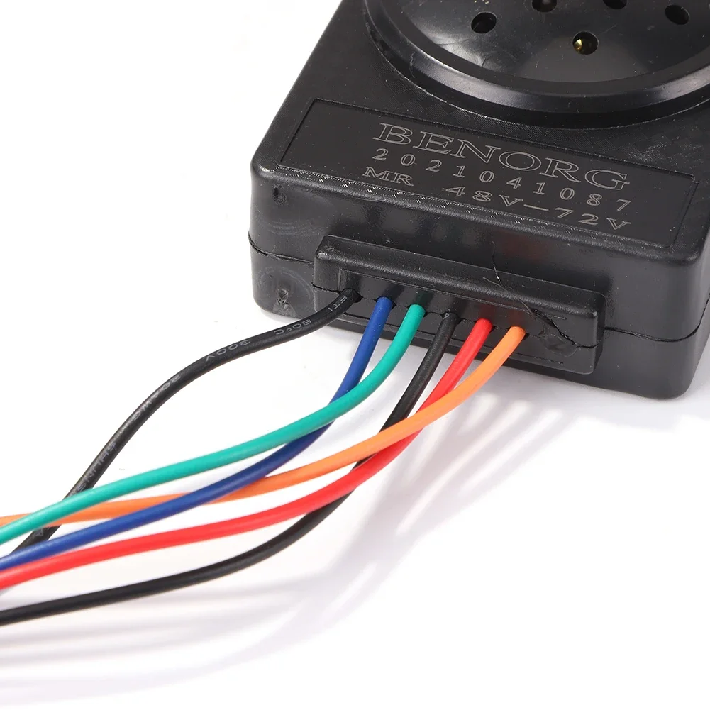 Sistema di allarme Ebike 36V 48V 60V 72V con due interruttori per bicicletta elettrica/scooter moto triciclo e bici/controller brushless - immagine 5