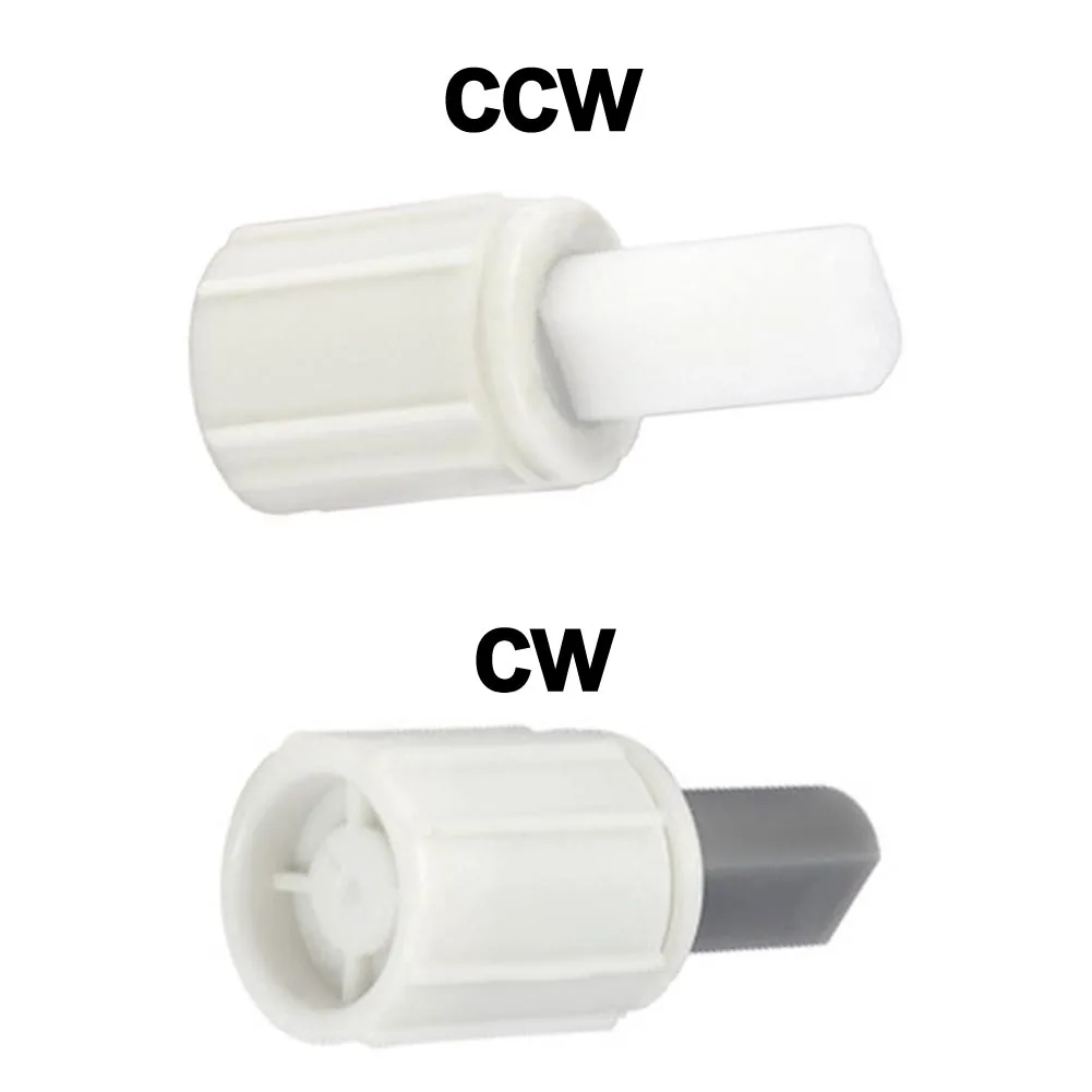 Toilet Swivel Damper CW CCW Hydraulic Soft-Close Damper Bearing Easing Shaft Hinge Flap Easing Toilet Lid Hinge 2pcs