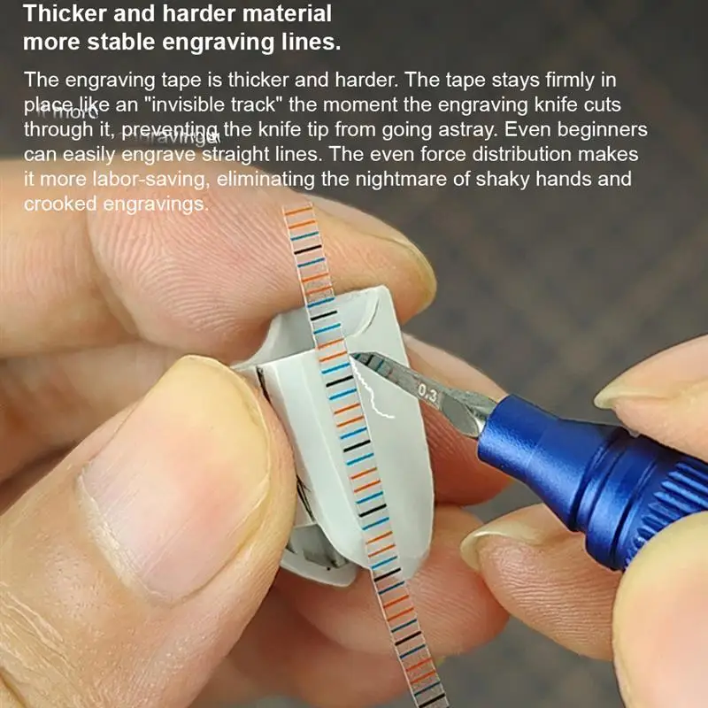 3MM/6MM 스크라이빙 가이드 카빙 라인 마스킹 테이프, 메카 모델 라인 스크라이빙 테이프, 패널 라인 절단용 모델 도구
