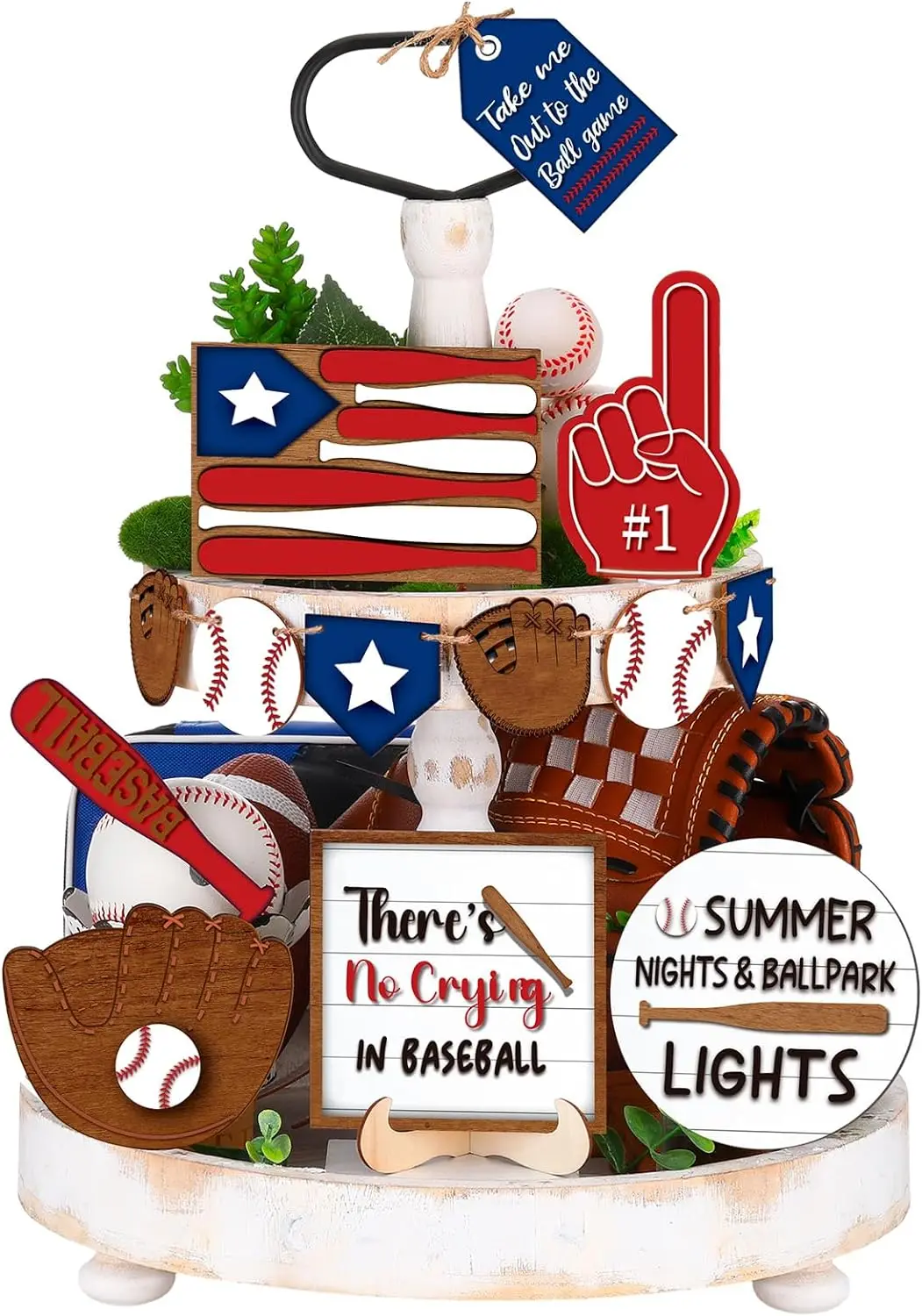 

Украшение для Бейсбольного лотка (без подноса), деревянное украшение для Бейсбольного лотка, деревянная высокая декоративная мантия, Маленькая рождественская вывеска