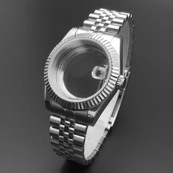 Neiton Sapphire Glass Men's Watch Case - 36mm/39mm Waterproof Stainless Steel Jubilee Design for 36mm case NH35 NH36 (3)
