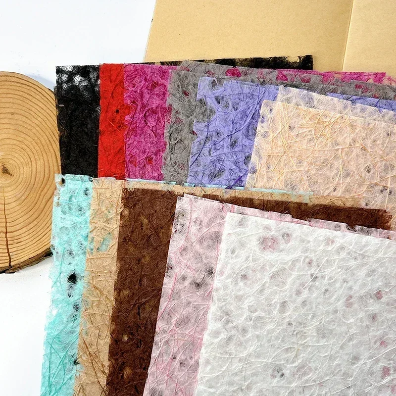 Colorful Decorative Paper Pack for Scrapbooking and Crafting - 10 Pieces