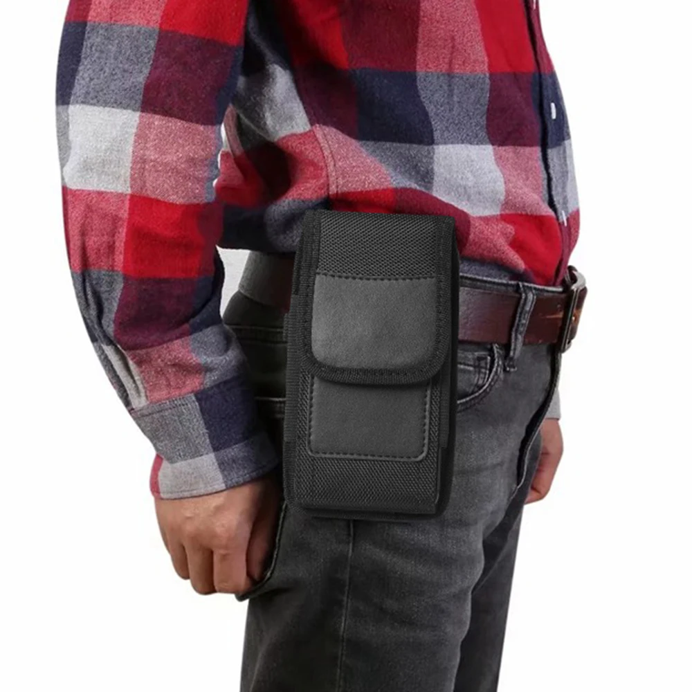 Universal Phone Oxford case for BRONDI Amico Smartphone S XL NERO Flip Waist bag belt clip cover Phone bag