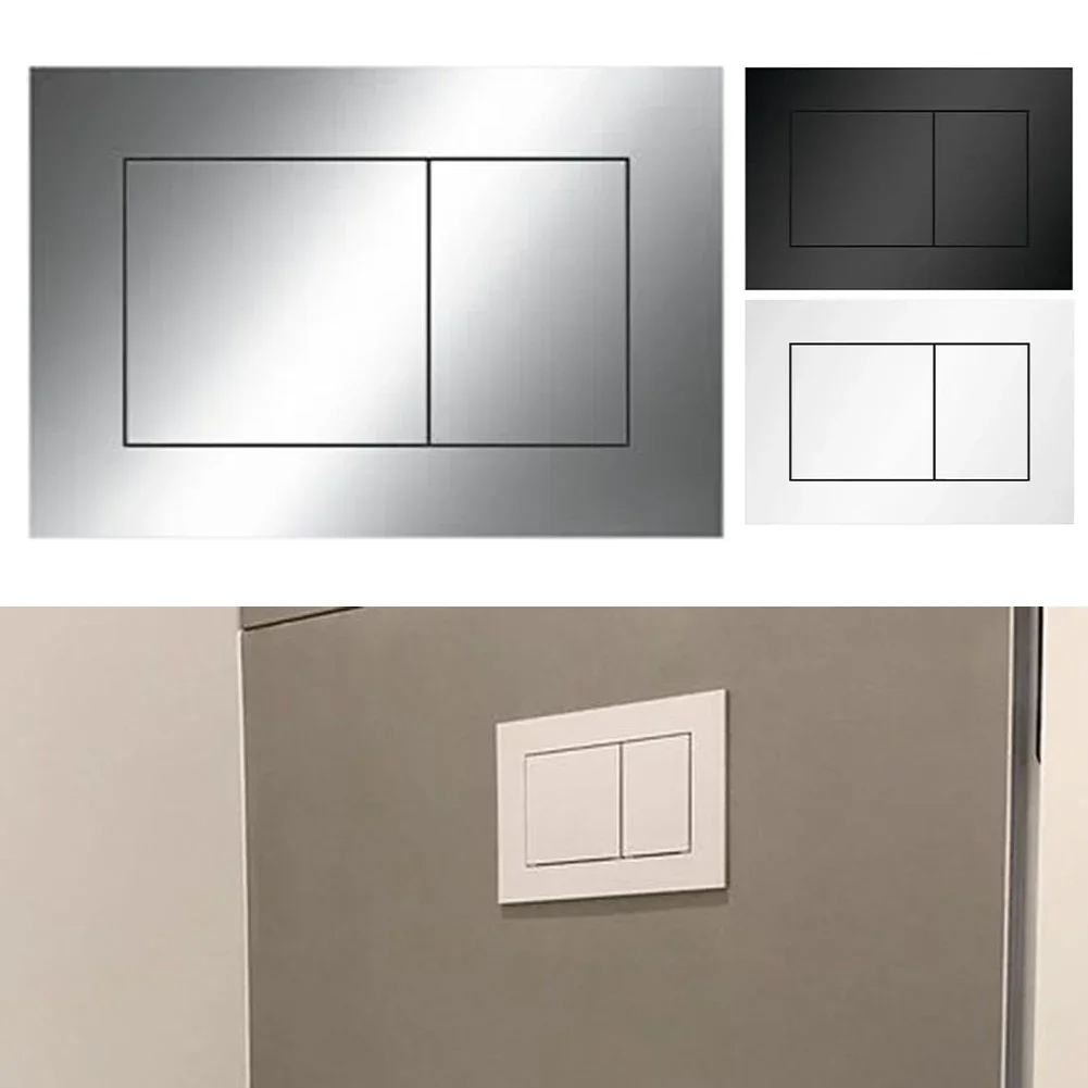 1x Bathroom Dual Flush Plate For TECE 9240401 9240407 9240417 Bathroom Toilet Water Tank Working Panel Accessories