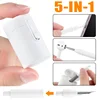 5 in 1 Cleaning Kit for Airpods Pro 3 2 1 Cleaner Brush Bluetooth Earphones Cleaning Pen Mobile Phone Keyboard Cleaning Tools 1