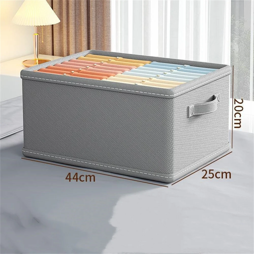 Clothes Organizer Trousers Clothes Jeans Storage Box Underwear Bra Socks Artifact Compartment Box Wardrobe Organizer