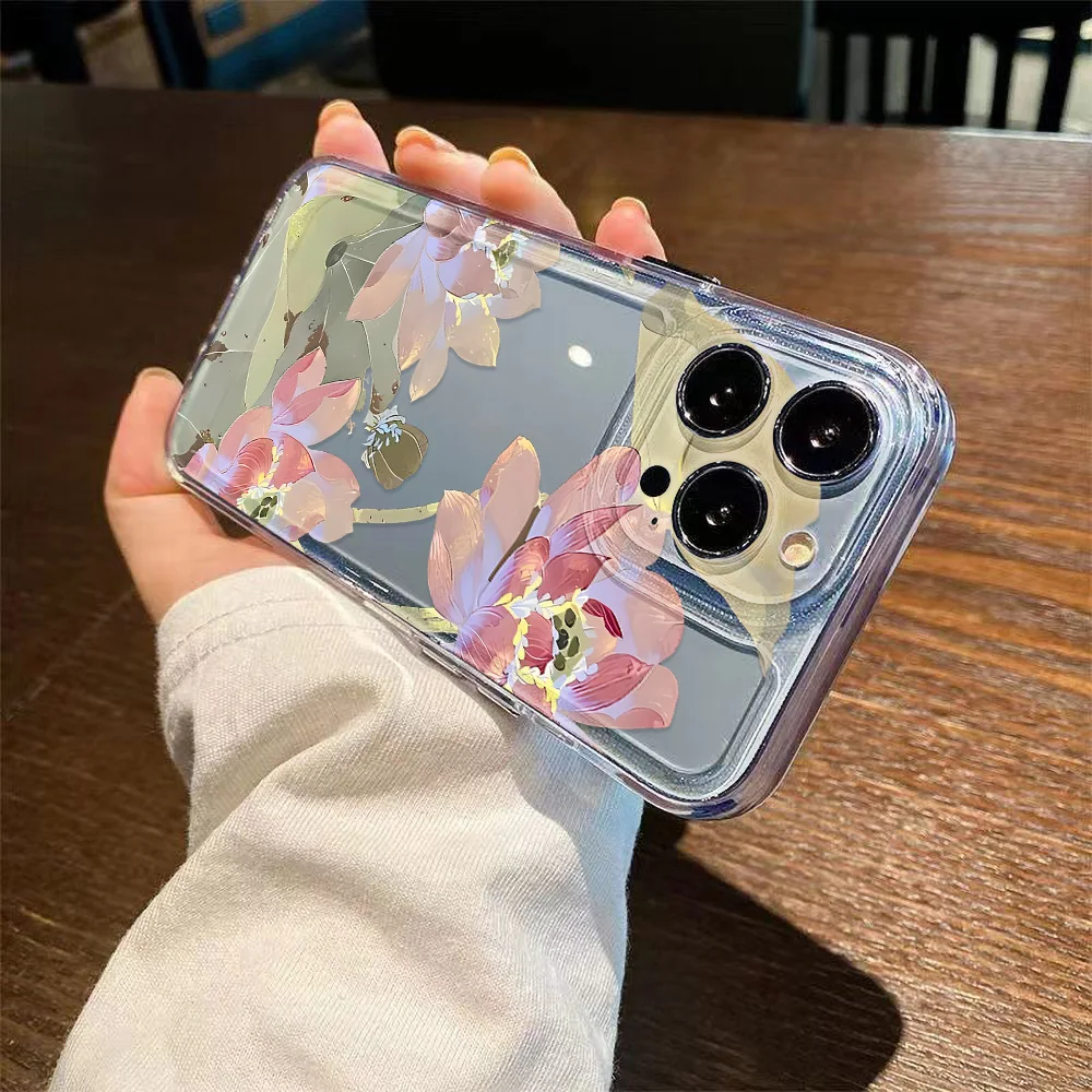 Floral Shockproof Phone Case – Elegant Flower Design, Ultra-Durable Protection
