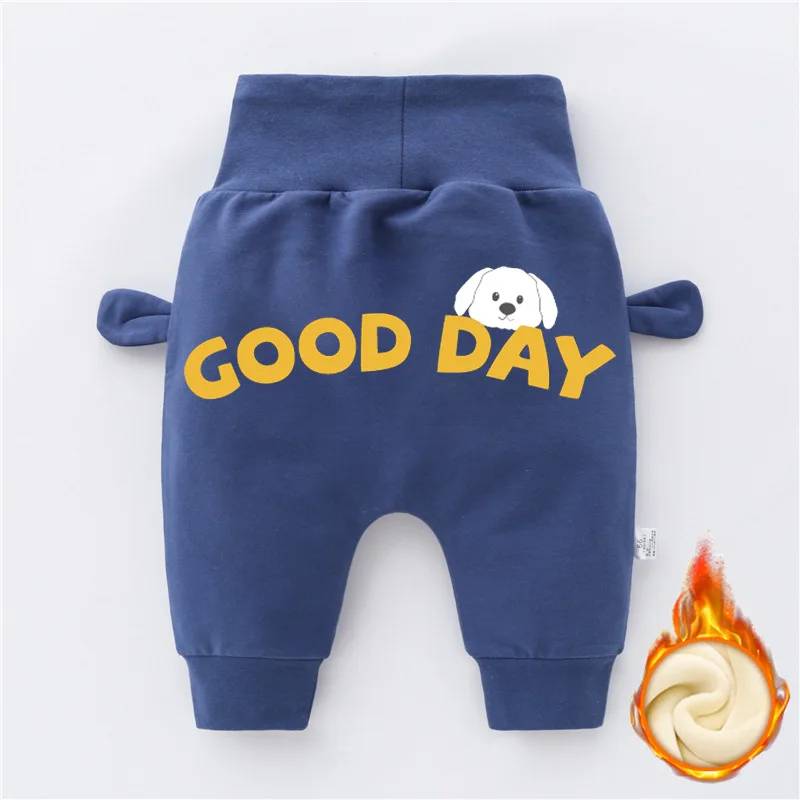 

Cartoon Baby Winter Underpants cute animal Baby Winter Clothing Girl Boy High Waist Plush Warm Underpants