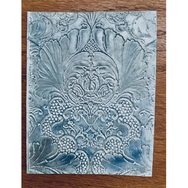 3d Texture Gradient-Embossed Folder-Damascus Clipbook Card Making Decorative Supplies