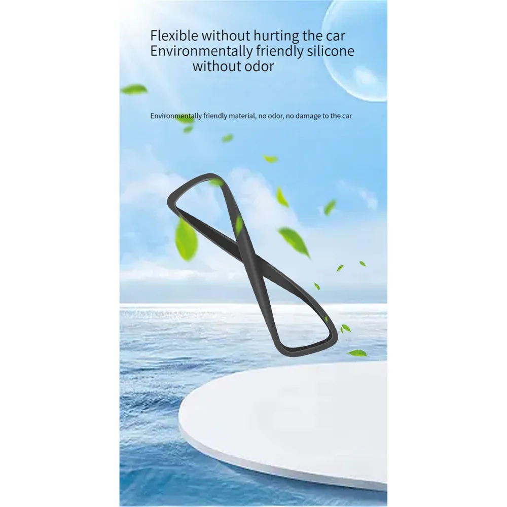 Car Rearview Mirror Silicone Protective Cover Protective Frame Modification Accessories for Model Y/3