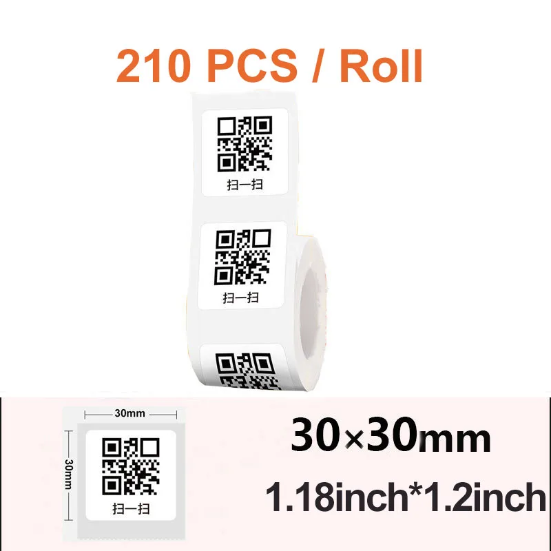 White Self-Adhesive Thermal Label Roll for Barcode and Price Tagging