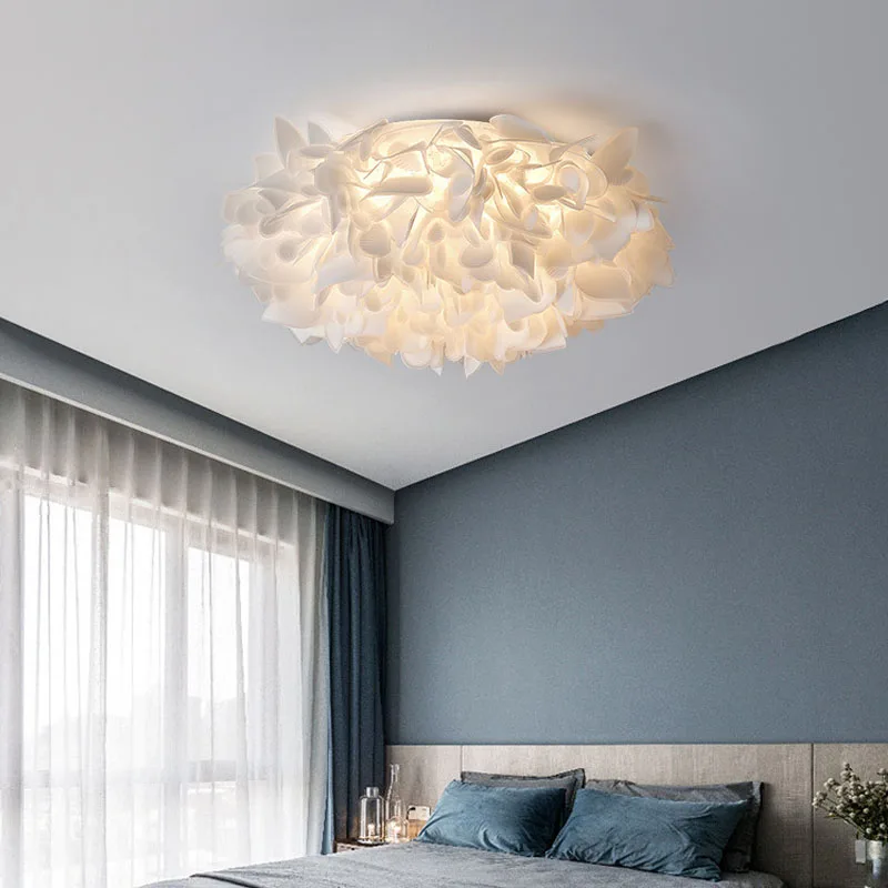 

Modern LED Ceiling Lamp PVC Petal Chandelier For Living Dining Room Kids Room Kitchen Island Home Decoration Lighting Fixture