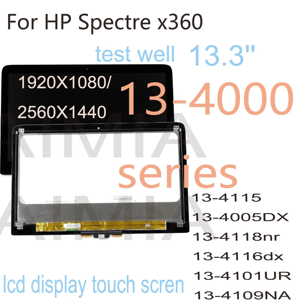 13.3 ''Per Hp Spectre X360 Serie 13-4000 13-4115 13-4005Dx 13-4118Nr 13-4116Dx 13-4101Ur 13-4109Na Display Lcd Touch Screen