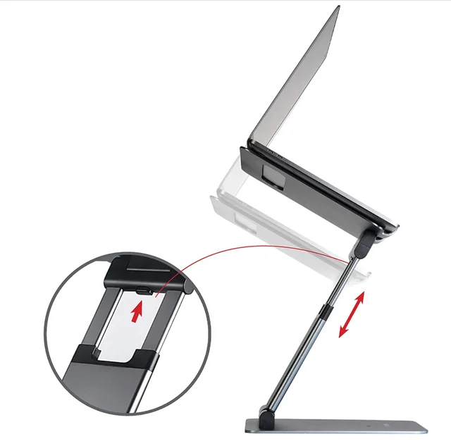 Hauteur réglable, support pour ordinateur portable pour bureau, support d'ordinateur pour ordinateur portable, supports pour ordinateur portable 1