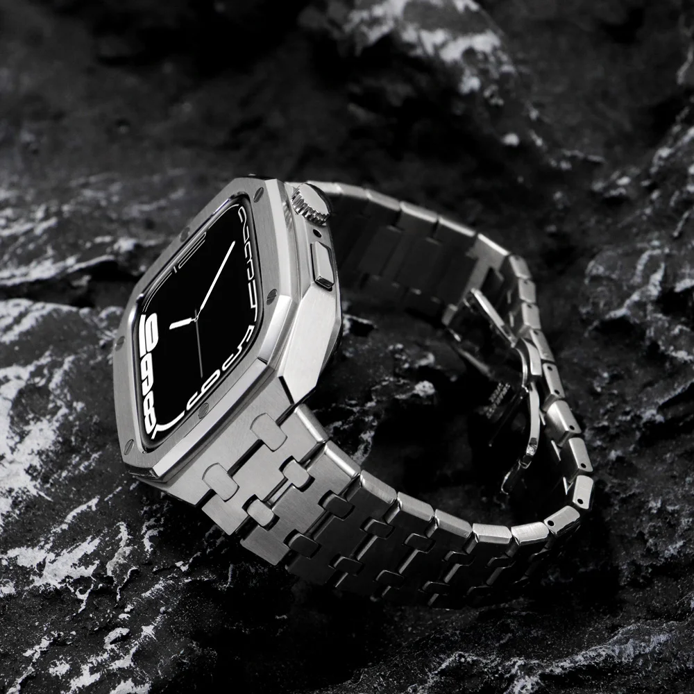 Deluxe Metal Bezel Frame and Strap Mod Kit