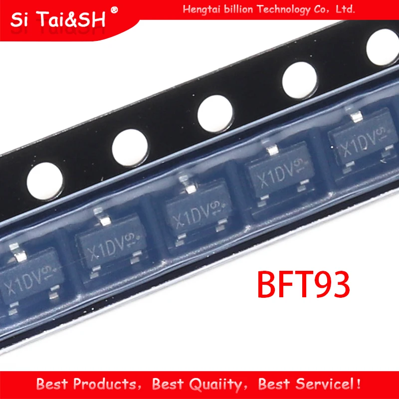 10 шт. BFT93 SOT23 PNP 12 В 5 ГГц X1P SOT-23 RF биполярный маленький сигнал |
