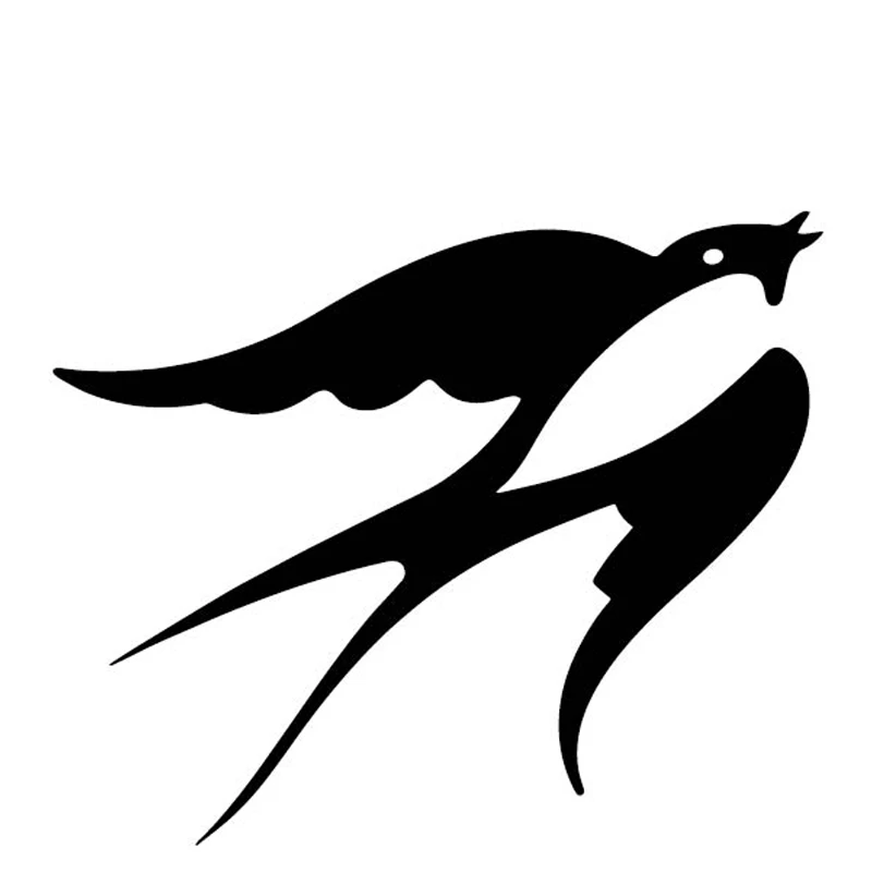 

Creativity Fresh Swallow Decorative Pattern Car Sticker PVC Fashion Auto Sunscreen Waterproof Popular Decal New Arrival